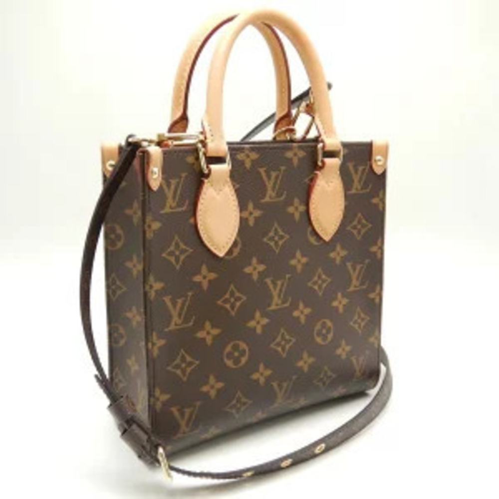 Louis Vuitton Brown Plat Sac Monogram Handbag